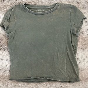 American Eagle green crop top
